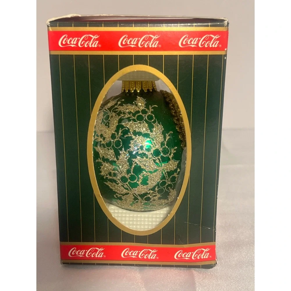 Coca Cola‎ 1995 Trim The Tree Collection Santa Claus Christmas Ornament Boxed